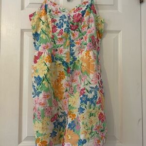 Old Navy Colorful Floral Romper NWT